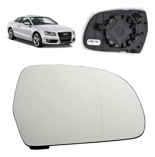 Luna Espejo Lateral Derecho Compatible Con Audi A5 2010-2016