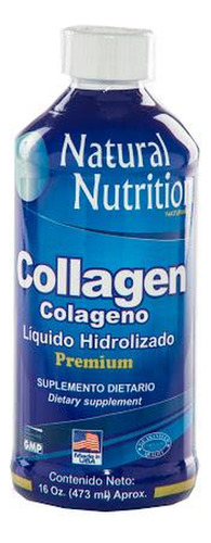 Collagen Colágeno Hidrolizado Natural Nutrition Frasco X 16 