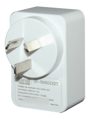 Enchufe Inteligente Wifi Gralf Gf-smsocket Max 10a Domotica