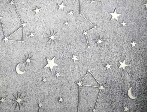 Imagen 3 de 7 de Alfombra Carpeta Brilla Oscuridad Glow In The Dark 59 X 160