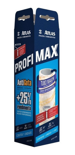 Imagem 2 de 3 de Rolo Antigota Com Cabo 23cm Profimax Rende Mais Atlas