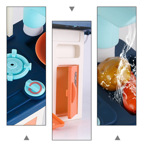 1 Juego De Emulación Kitchen Playing Cognitive Toy Kitchen W
