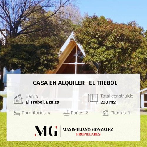 Casa Quinta En Alquiler El Trébol , Ezeiza, La Union