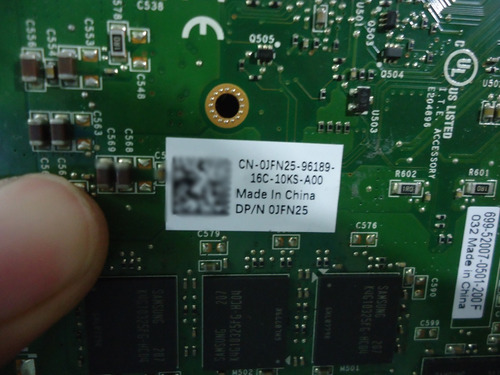 Placa Vídeo Nvidia Quadro 5000 0jfn25 2,5gb Ref:71f58d7fd (Usado)