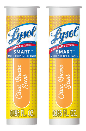 Lysol Smart - Cartucho De Repuesto Multiusos Para Limpiador,