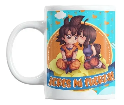 Cojín Taza Dragon Ball Goku Y Milk San Valentín y milk taza Cojín Taza Dragon Ball Goku Y Milk San Valentín