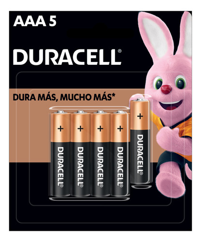 Pila Duracell Alcalina Aaa Con 5 Mn2400b5 Chica