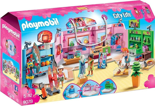 Playmobil 9078 City Life Paseo Comercial80 Piezas Bunny Toys