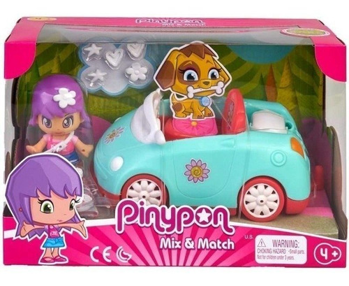 Muñeca Pinypon + Auto Con Accesorios 15652