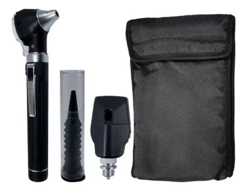 Kit 12 - Oftalmoscópio Otoscópio De Led Aparelho 2 Em 1