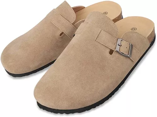 Zuecos De Gamuza Para Mujeres Y Hombres, Zapatos De Patata