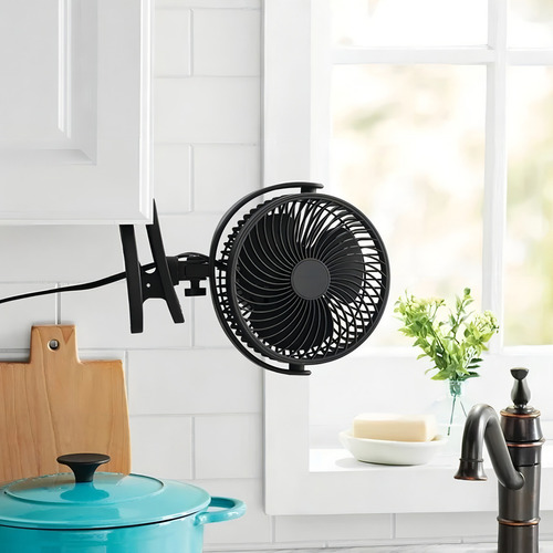 Ventilador Mainstays Escritorio C/ Clip De 2 Vel Oficina *sk Cantidad De Aspas 3 Estructura Negro Aspas Negro Diámetro 6 Material De Las Aspas Plástico