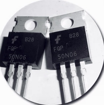 10 Unidades Transistores Fqp50n06 Too220 50n06 Mosfet 5006