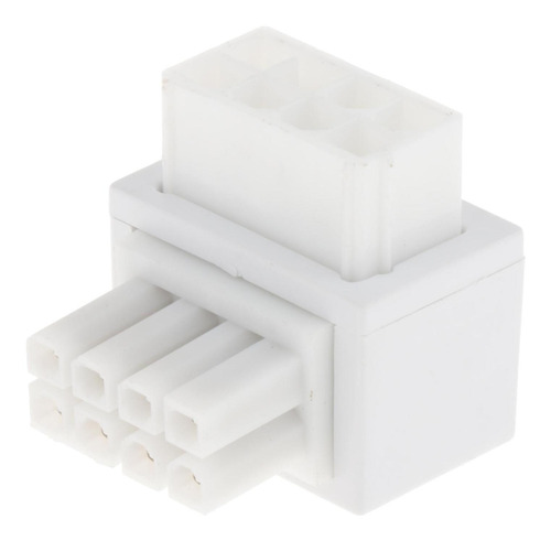 Adaptador De Corriente Duradero Ángulo De 90 Grados Blanco