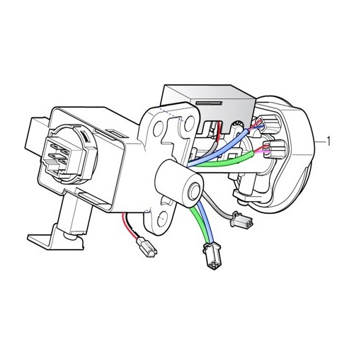 Llave Conmutadora Arranque Daelim Steezer 125 - Rvm