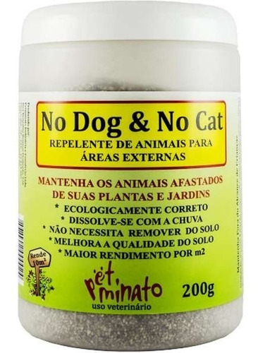 Repelente Natural Para Cachorro Gato Areas Externas Pet 200g