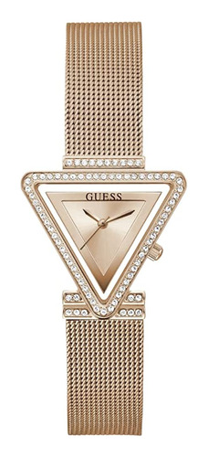 Guess Ladies 34mm Watch - Rose Gold Tone Strap Rose Gold Dia
