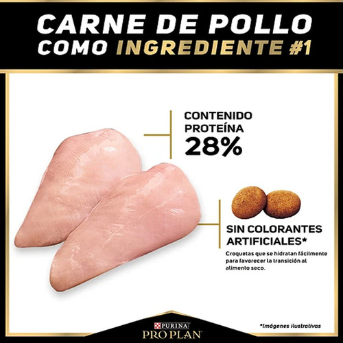 Alimento Pro Plan OptiStart Pro Plan OptiStart Puppy para cachorro de 3.5kg para perro cachorro de raza grande sabor pollo en bolsa de 13kg