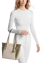 Comprar Bolsa Tote Michael Kors Charlotte Large Tote Bag Color Pale Gold