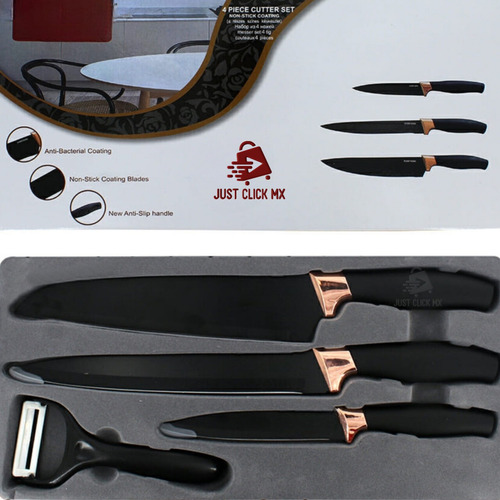 Set De Cuchillos Chef Basicos Premium Para Cocina Y Pelador