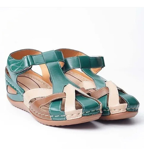 Zapatos De Sandalias Ortopédicas Femeninas Dedo Retro