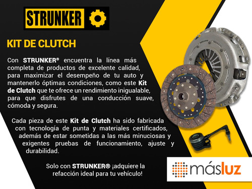 Kit De Embrague Volkswagen Pointer 2.0l 4 Cil 00/03 Strunker