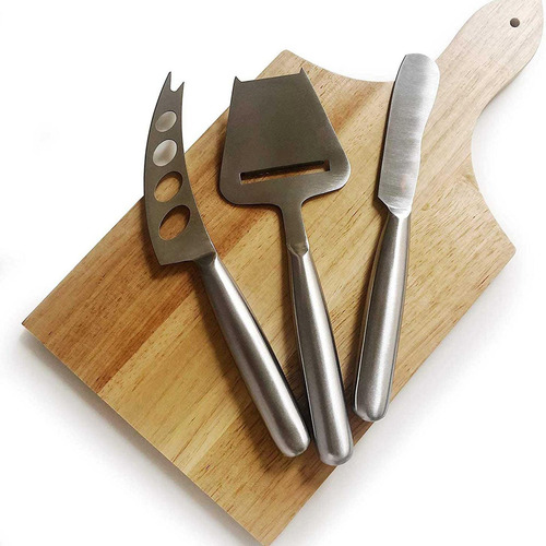 Conjunto De 3 Peças De Facas Para Manteiga E Pão,