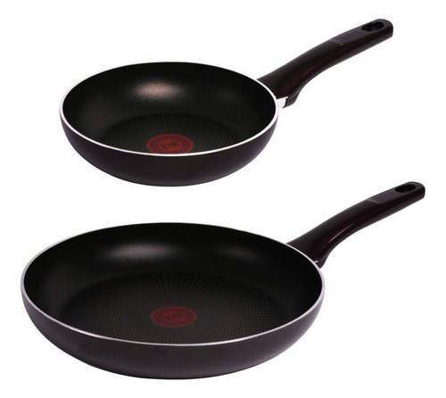 Juego De Sartenes T-fal 2 Pzas Libre De Pfoa 20 Y 28 Cm