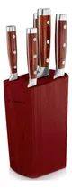 Comprar Set De Cuchillos Con Mango De Madera Cuori Noce 6 Piezas