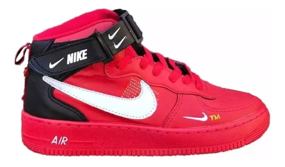 tenis nike masculino cano alto vermelho