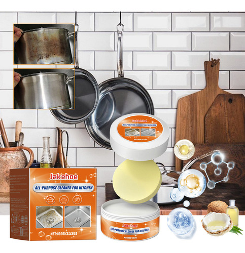 Graxa Para Limpeza De Fundo De Panela Kit De Pasta De Limpez