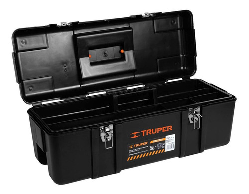 Caja De Herramientas Truper Chp-26x De Plástico 27x66x25cm Negro