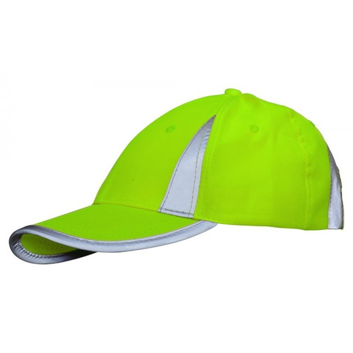 Gorra Amarilla De Seguridad Con Reflejante Eq-gor-ama Silver