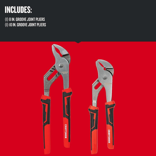Craftsman ® Pinzas Extensión 2 Pcs De 8p 200mm Y 10p 250mm
