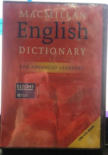 Macmillan English Dictionary For Advanced Learners On Cd-r 