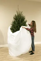 Comprar Jumbo Bolsa De Almacenamiento Y Eliminación De Árbol De Navidad Para Árboles De Hasta 9 Pies, 6 Pulgadas, Bolsa De Plástico Reciclable, Biodegradable, Falda Para Árbol De Navidad