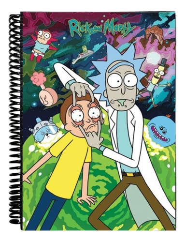 Cuaderno Personalizado Rick And Morty Space 