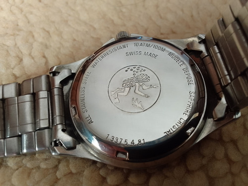 Reloj Suizo Para Hombre - U.s One Plateado Plateado Negro (Usado)