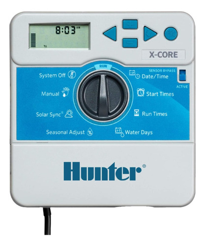 Controlador/programador Riego Hunter X Core 8 Estaciones Int