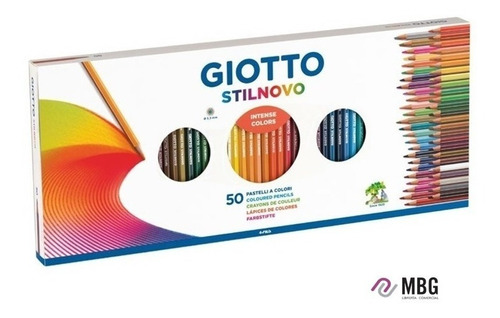 Imagen 1 de 4 de Lapices De Color Giotto Stilnovo Por 50 Unidades