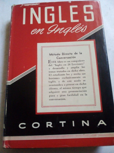 Inglés En Inglés English In English Cortina Antiguo 1956