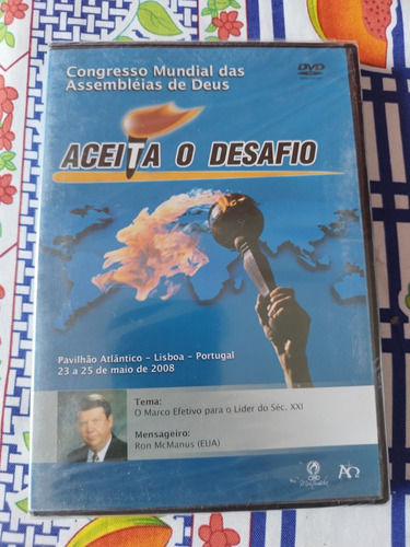 Dvd Aceita O Desafio - Congresso Mundial Das Assembleia Deus