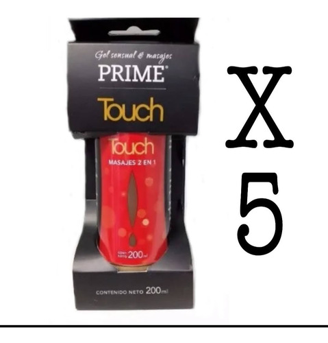 Gel Intimo Prime Touch! 200ml Masajes + Lubricacion!!