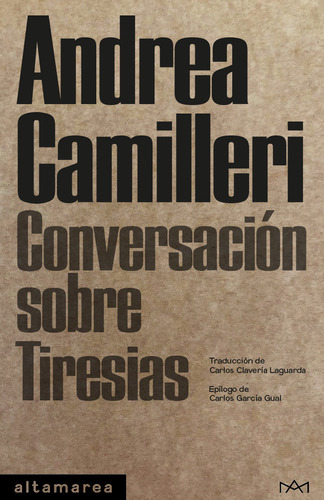 Conversacion Sobre Tiresias - Camilleri, Andrea