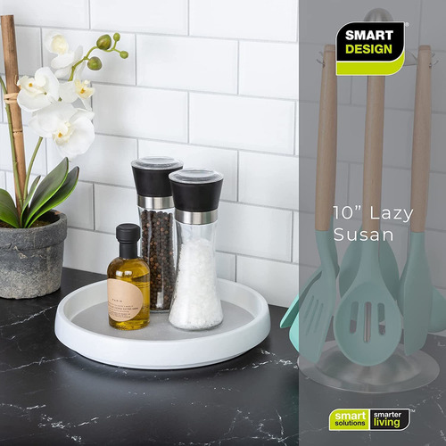 C Tocadiscos Lazy Susan Organizador Giratorio De Gabinete