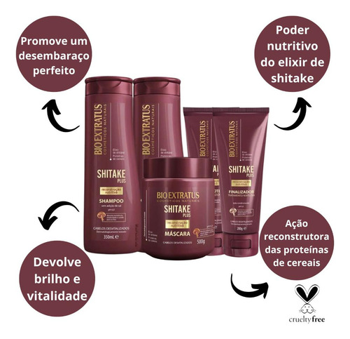 Kit Bio Extratus Shitake Plus Com 5