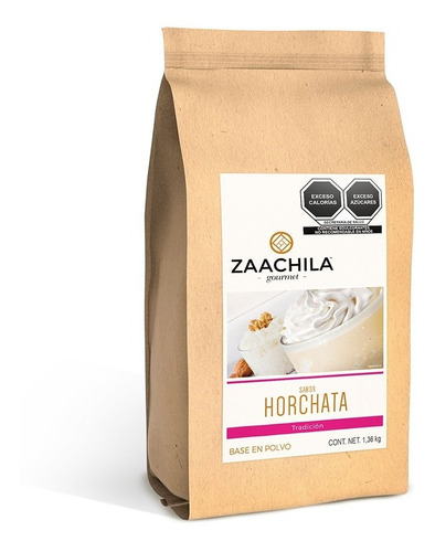 Horchata Zaachila Para Frappés - Bolsa De 1.36 Kg