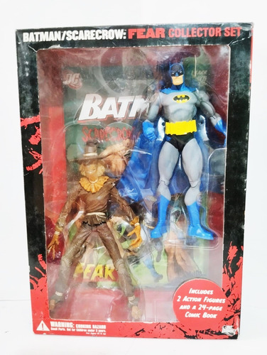 Batman & Scarecrow Dc Direct Fear Collectors Set