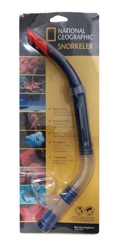 Tubo De Snorkel Buceo National Geographic Tunny 1 Febo