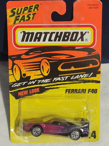 Matchbox Superfast New Look Ferrari F40 #24 Get In The Fast 